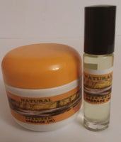 BODY BUTTER & BODY OIL SET( VARSACE ) MEN 2 OZ