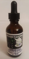 WELLNESS TEAS & THINGS -GINGKO LEAF TINCTURE  (WILD CRAFTED) 2 OZ