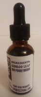 WELLNESS TEAS & THINGS -GINGKO LEAF TINCTURE  (WILD CRAFTED) 2 OZ